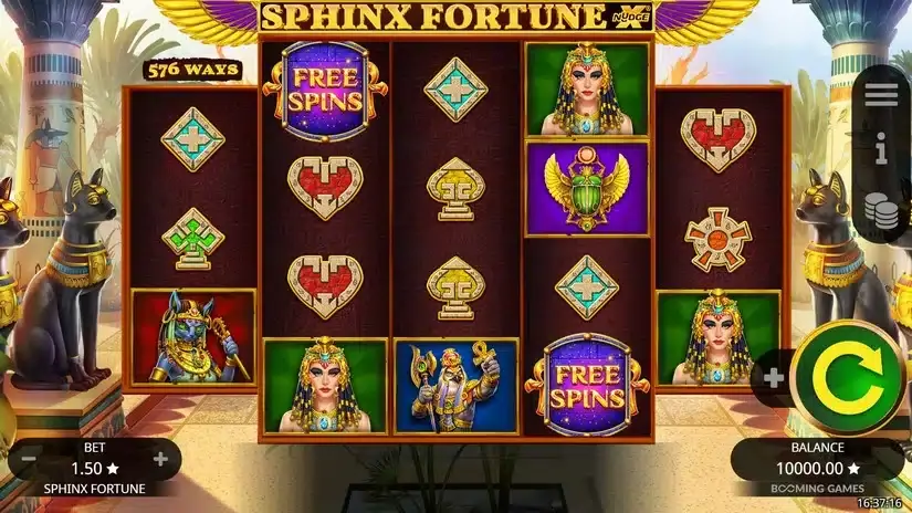 Sphinx Fortune slot screenshot 1