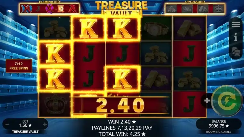 Treasure Vault slot screenshot 4