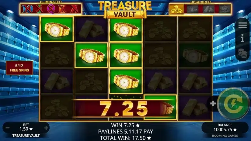 Treasure Vault slot screenshot 5