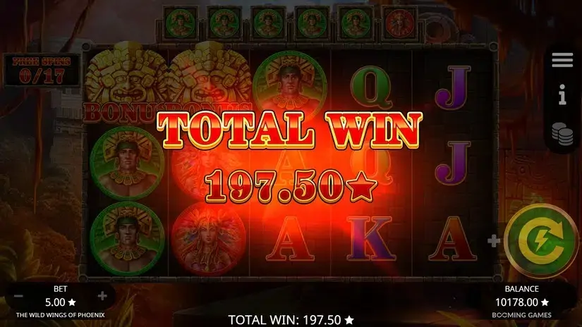 Wild Wings of Phoenix slot screenshot 9