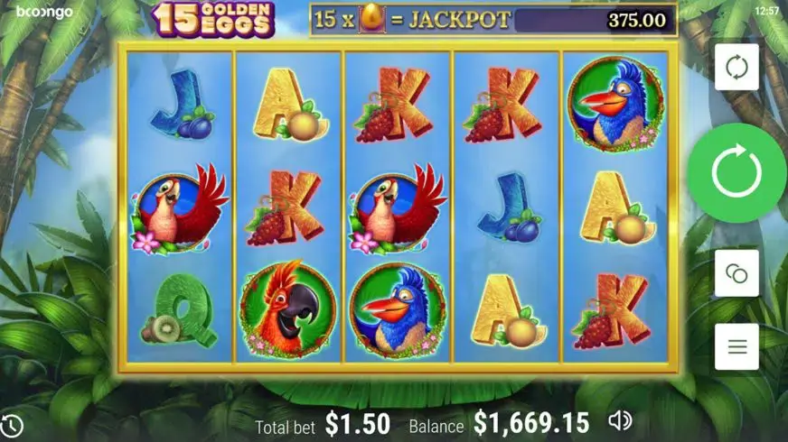 15 Golden Eggs slot screenshot 1