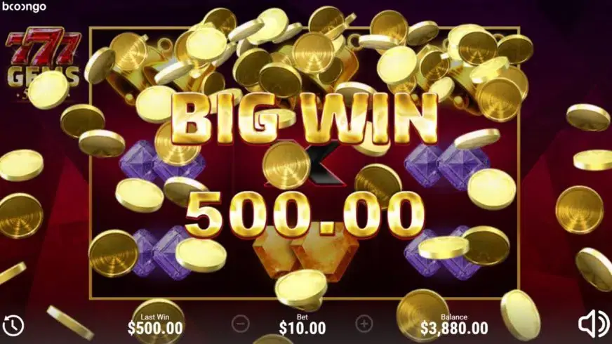 777 Gems slot screenshot 