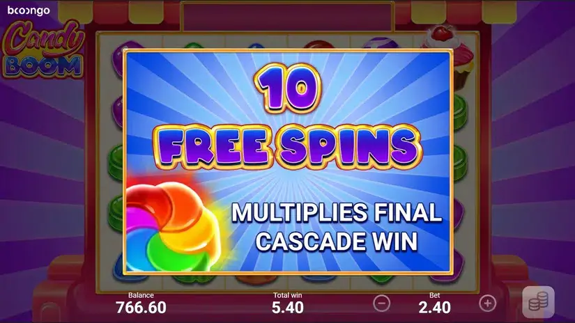 Candy Boom slot screenshot 3