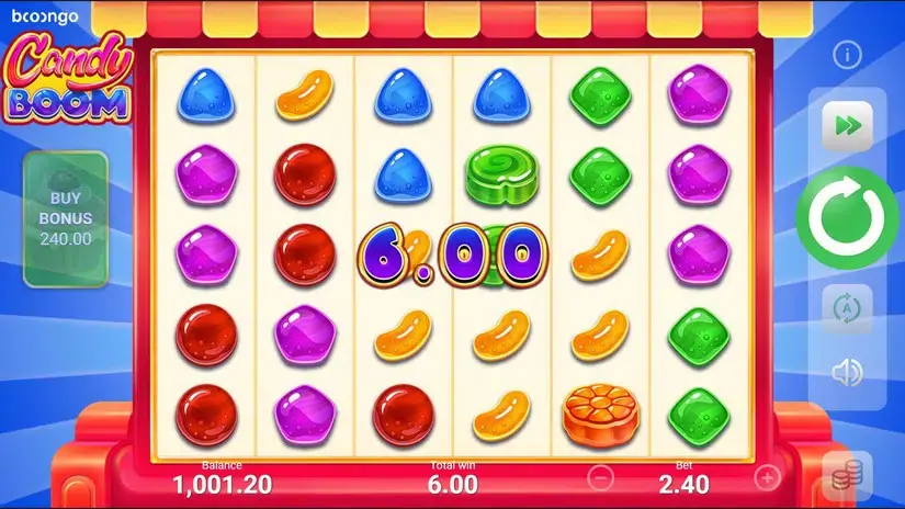 Candy Boom slot screenshot 2