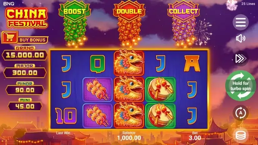 China Festival slot screenshot 1