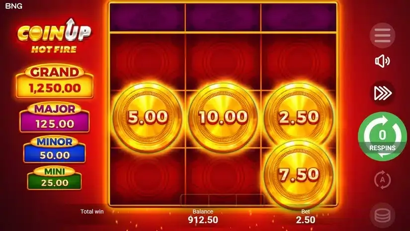 Coin UP Hot Fire slot screenshot 5