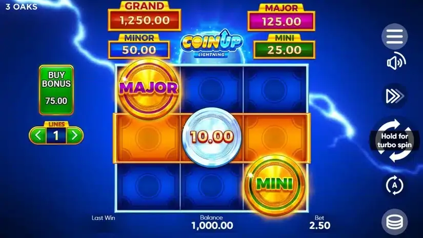 Coin Up: Lightning slot screenshot 