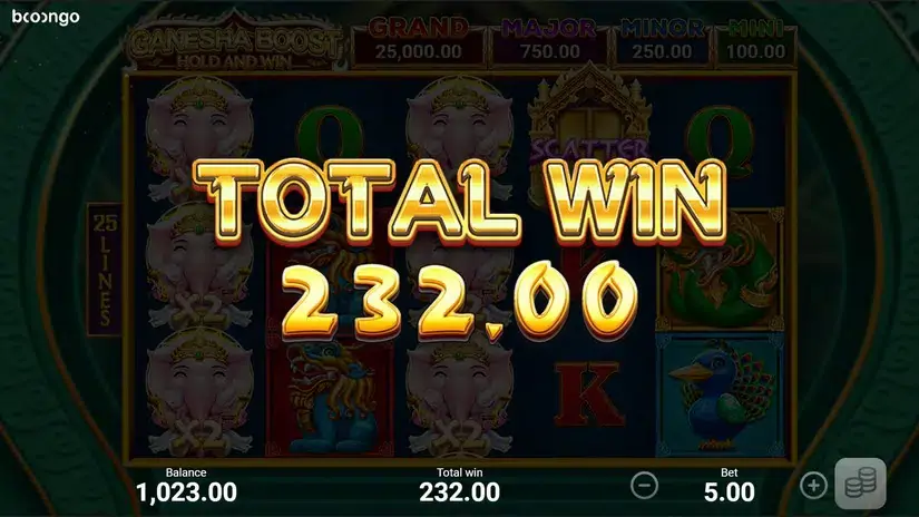 Ganesha Boost Hold and Win slot screenshot 10