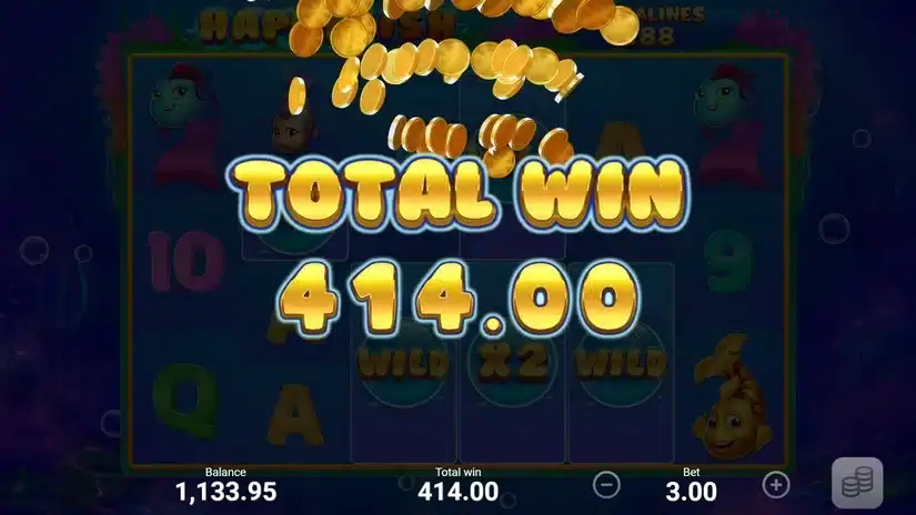 Happy Fish slot screenshot 6