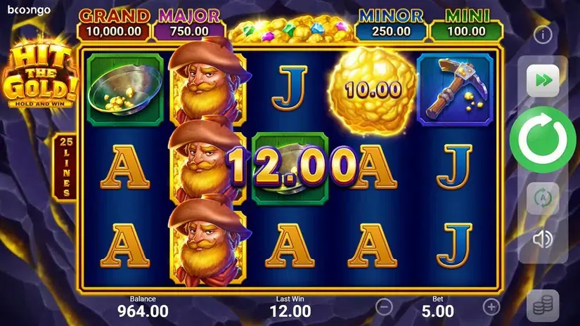 Hit The Gold slot screenshot 3