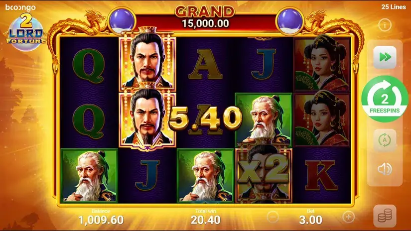 Lord Fortune 2 Hold and Win slot screenshot 4