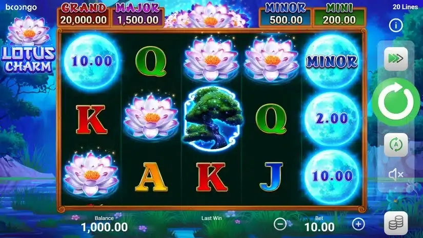 Lotus Charm slot screenshot 