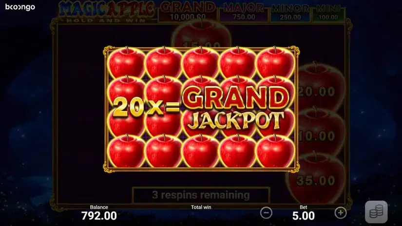 Magic Apple Hold and Win slot screenshot 4