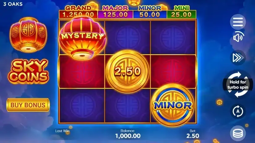 Sky Coins slot screenshot 
