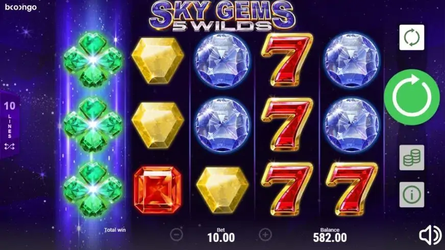 Sky Gems: 5 Wilds slot screenshot 2