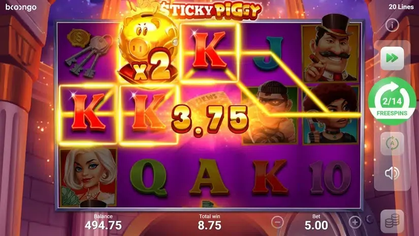 Sticky Piggy slot screenshot 5