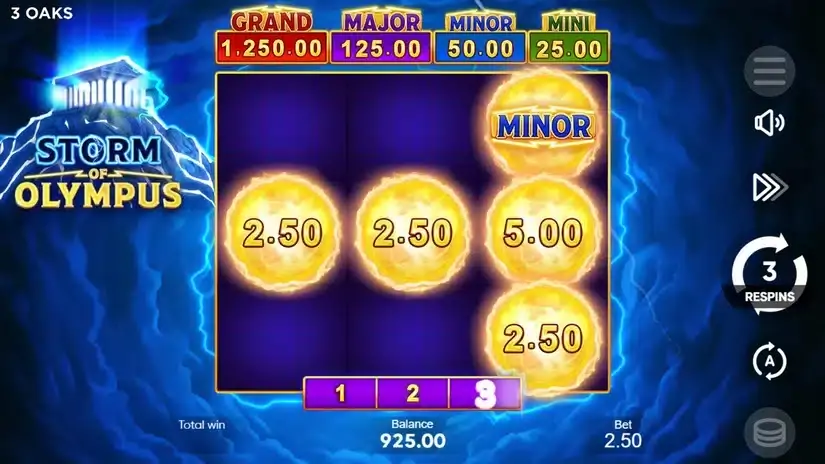 Storm of Olympus slot screenshot 3