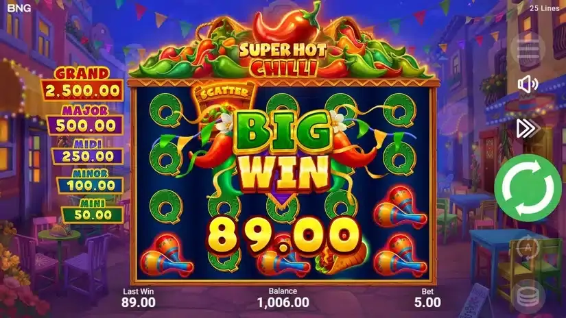 Super Hot Chilli slot screenshot 