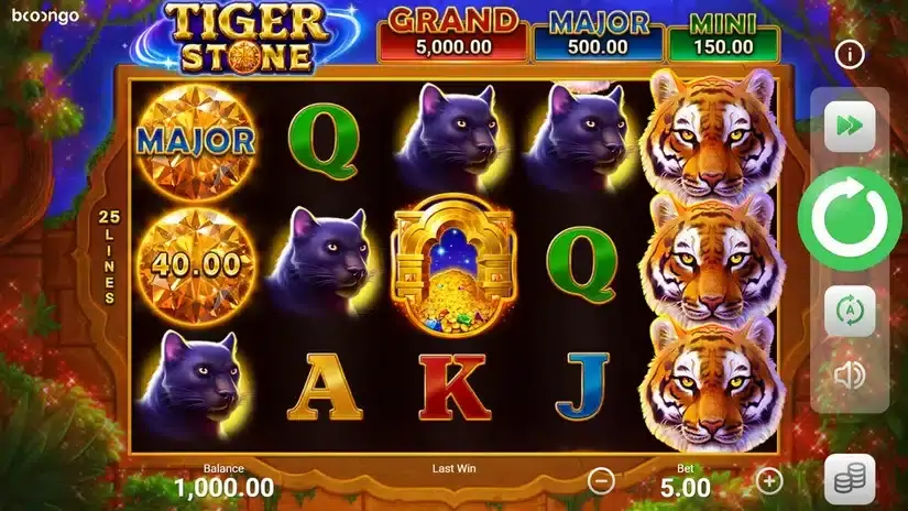 Tiger Stone: Hold and Win slot screenshot 1