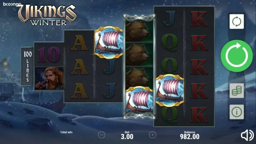 Vikings Winter slot screenshot 2
