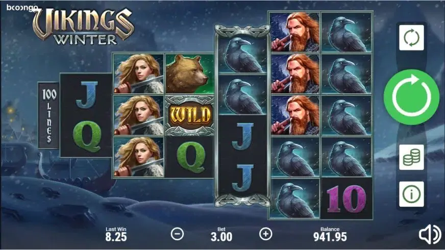 Vikings Winter slot screenshot 