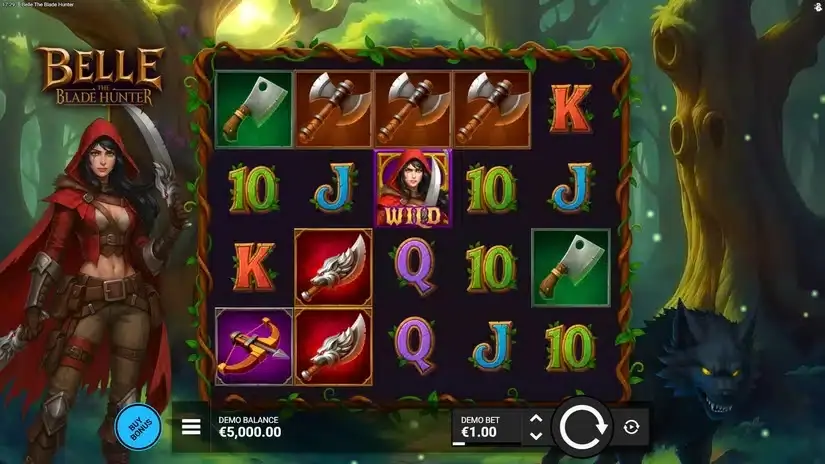 Belle The Blade Hunter slot screenshot 