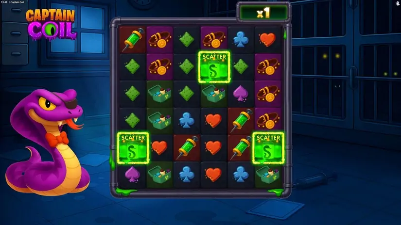 Captain Coil slot screenshot 2
