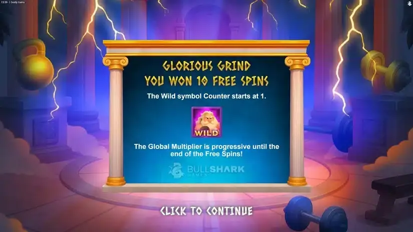 Godly Gains slot screenshot 3