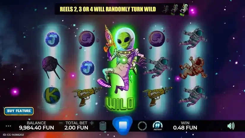 Astro Wild slot screenshot 2