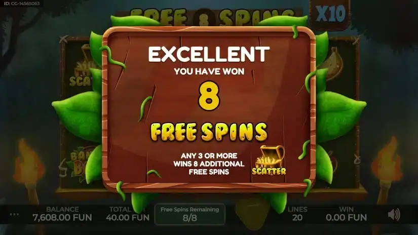 Banana Boom slot screenshot 3