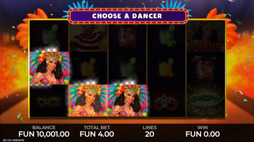 Carnival Beauties slot screenshot 3