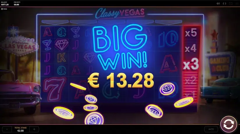 Classy Vegas slot screenshot 3
