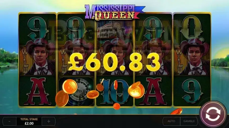 Mississippi Queen slot screenshot 1
