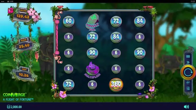 A Flight of Fortune slot screenshot 