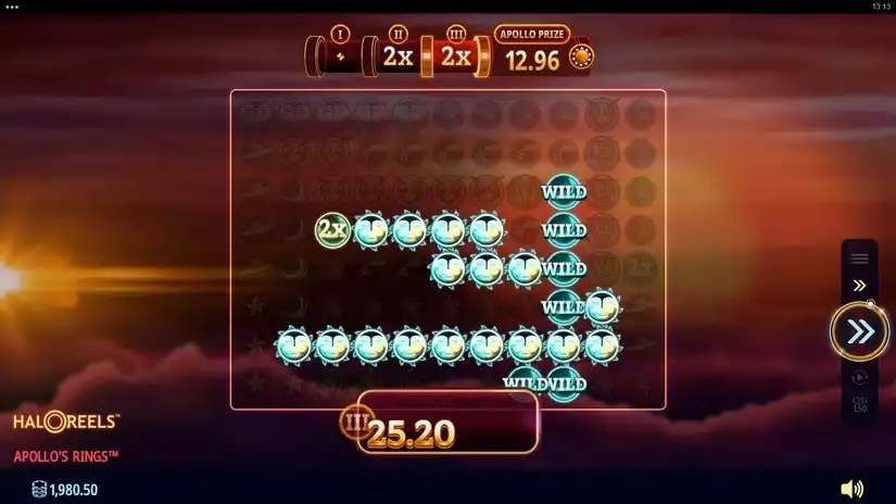 Apollo’s Rings slot screenshot 