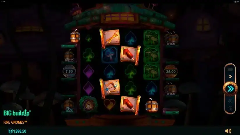 Fire Gnomes slot screenshot 2