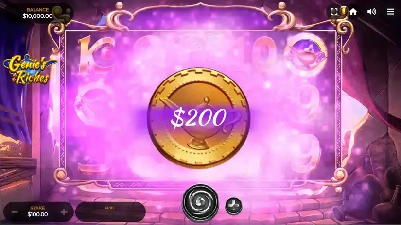 Genie’s Riches slot screenshot 2