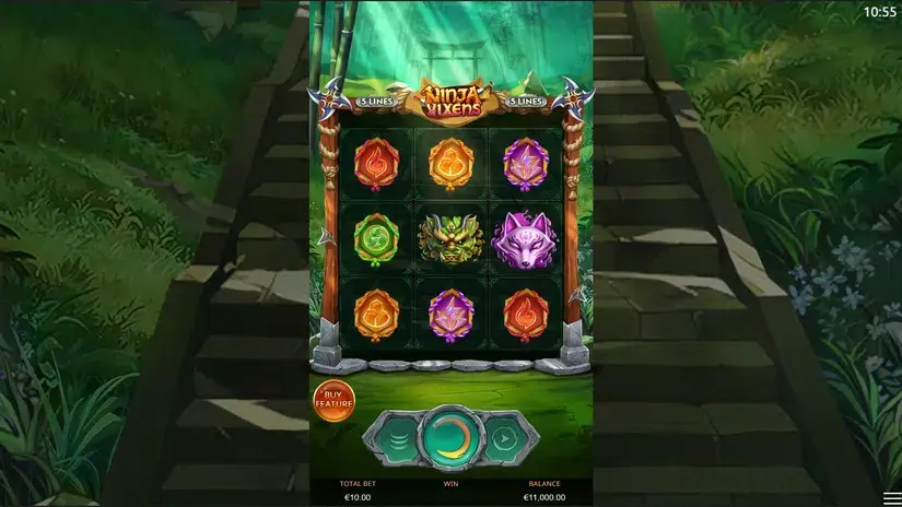 Ninja Vixens slot screenshot 1