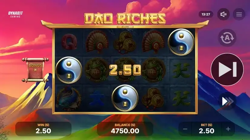 Dao Riches slot screenshot 2