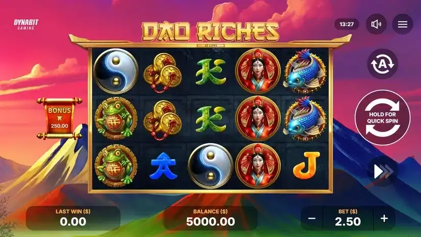 Dao Riches slot screenshot 1