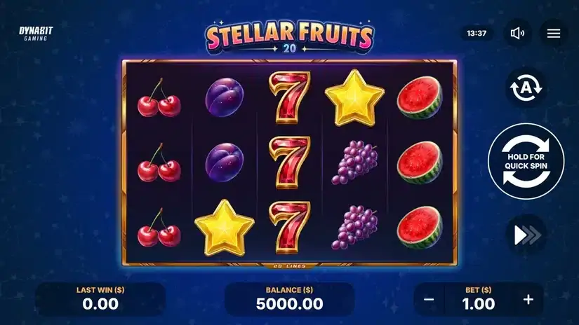 Stellar Fruits 20 slot screenshot 1