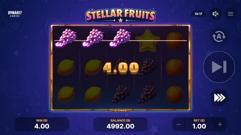 Stellar Fruits slot screenshot 4