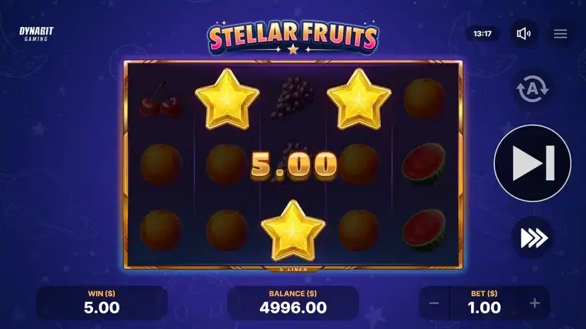 Stellar Fruits slot screenshot 2