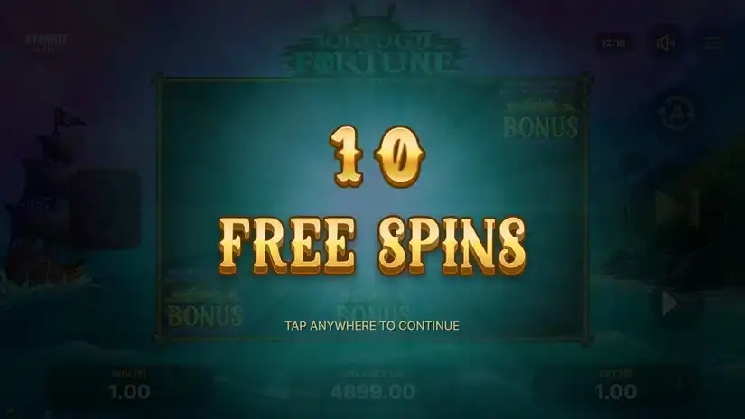 Tortuga Fortune slot screenshot 3