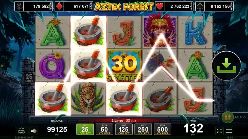 Aztec Forest slot screenshot 4