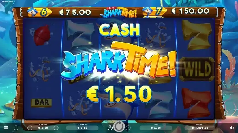 It’s Shark Time slot screenshot 3