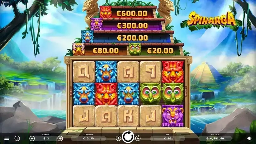Spinanga slot screenshot 3