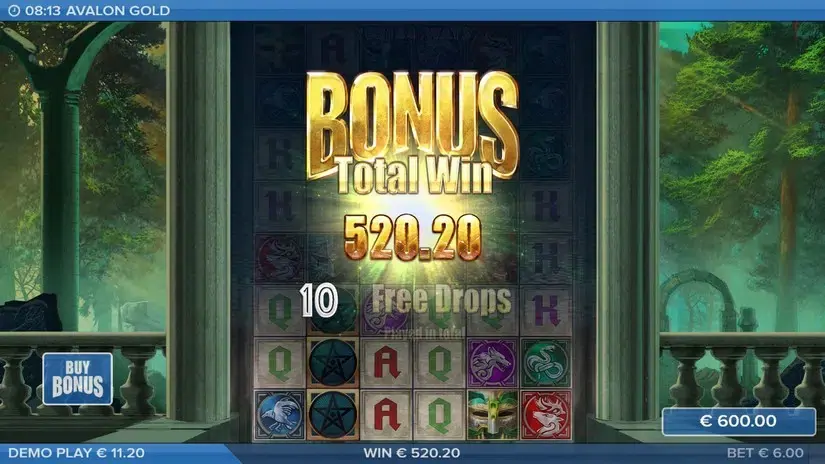 Avalon Gold slot screenshot 
