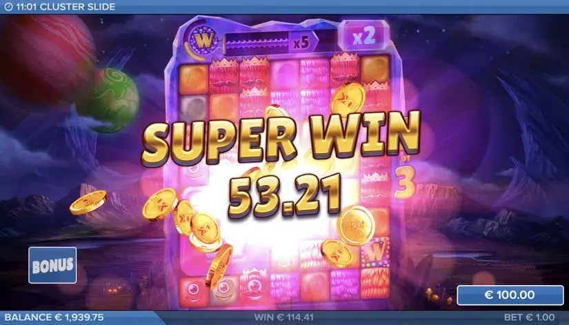 Cluster Slide slot screenshot 15