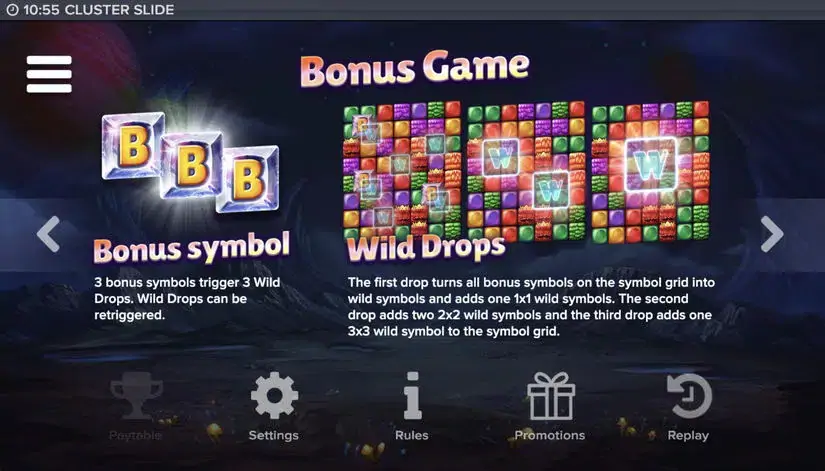 Cluster Slide slot screenshot 7